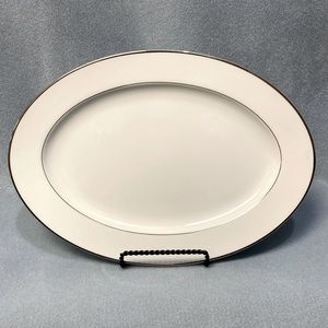 12" Oval Serving Platter Wedding Band by STYLE HOUSE